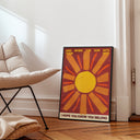 Feel The Sun on Your Skin (Red)