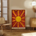 Feel The Sun on Your Skin (Red)