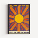 Feel The Sun on Your Skin (Purple)
