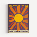 Feel The Sun on Your Skin (Purple)