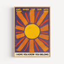 Feel The Sun on Your Skin (Purple)