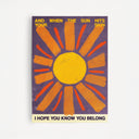 Feel The Sun on Your Skin (Purple)