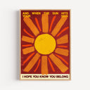 Feel The Sun on Your Skin (Red)