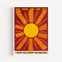 Feel The Sun on Your Skin (Red)